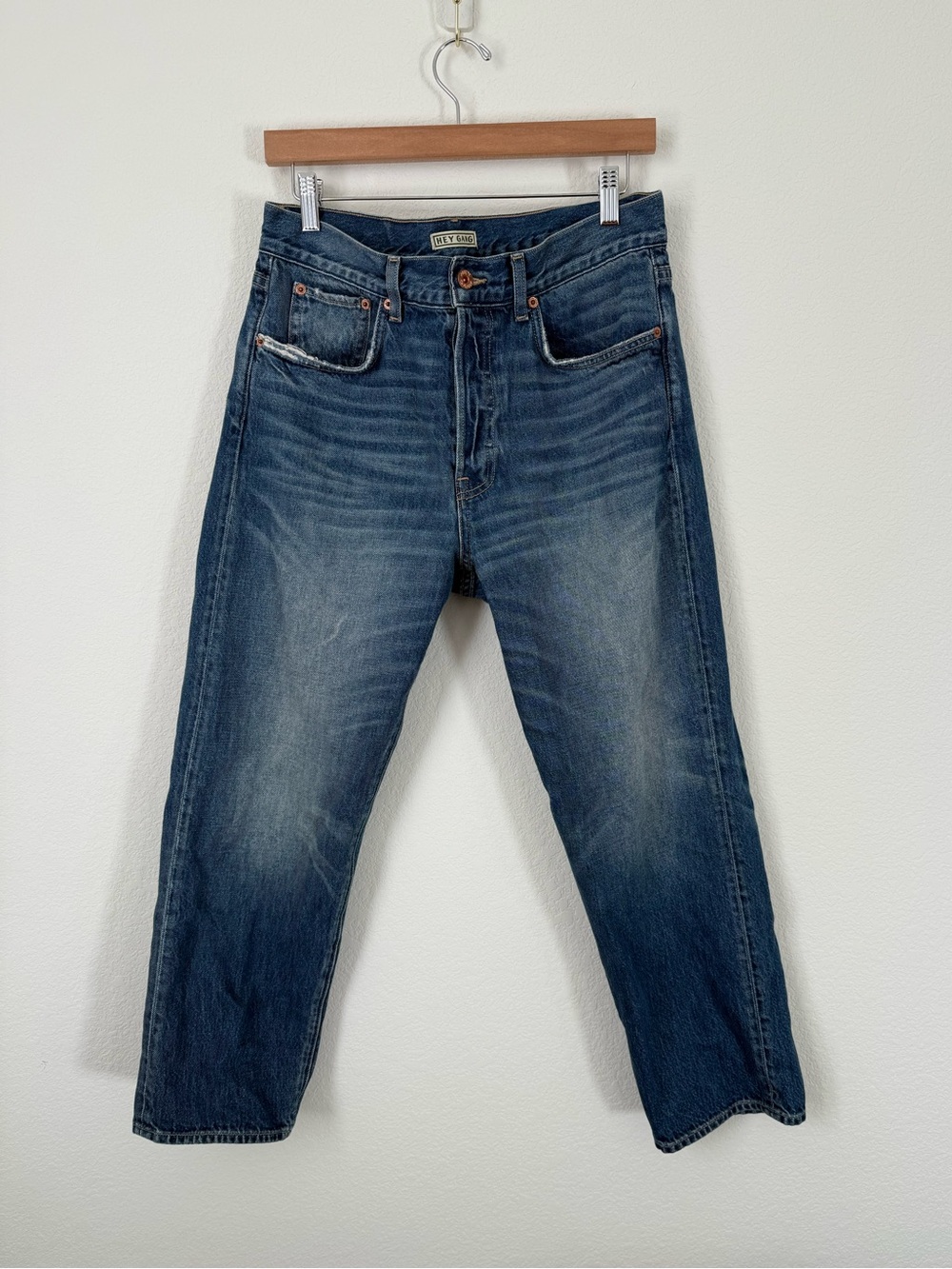 Hey Gang Blue Denim Jeans 28 - Picture 2 of 6